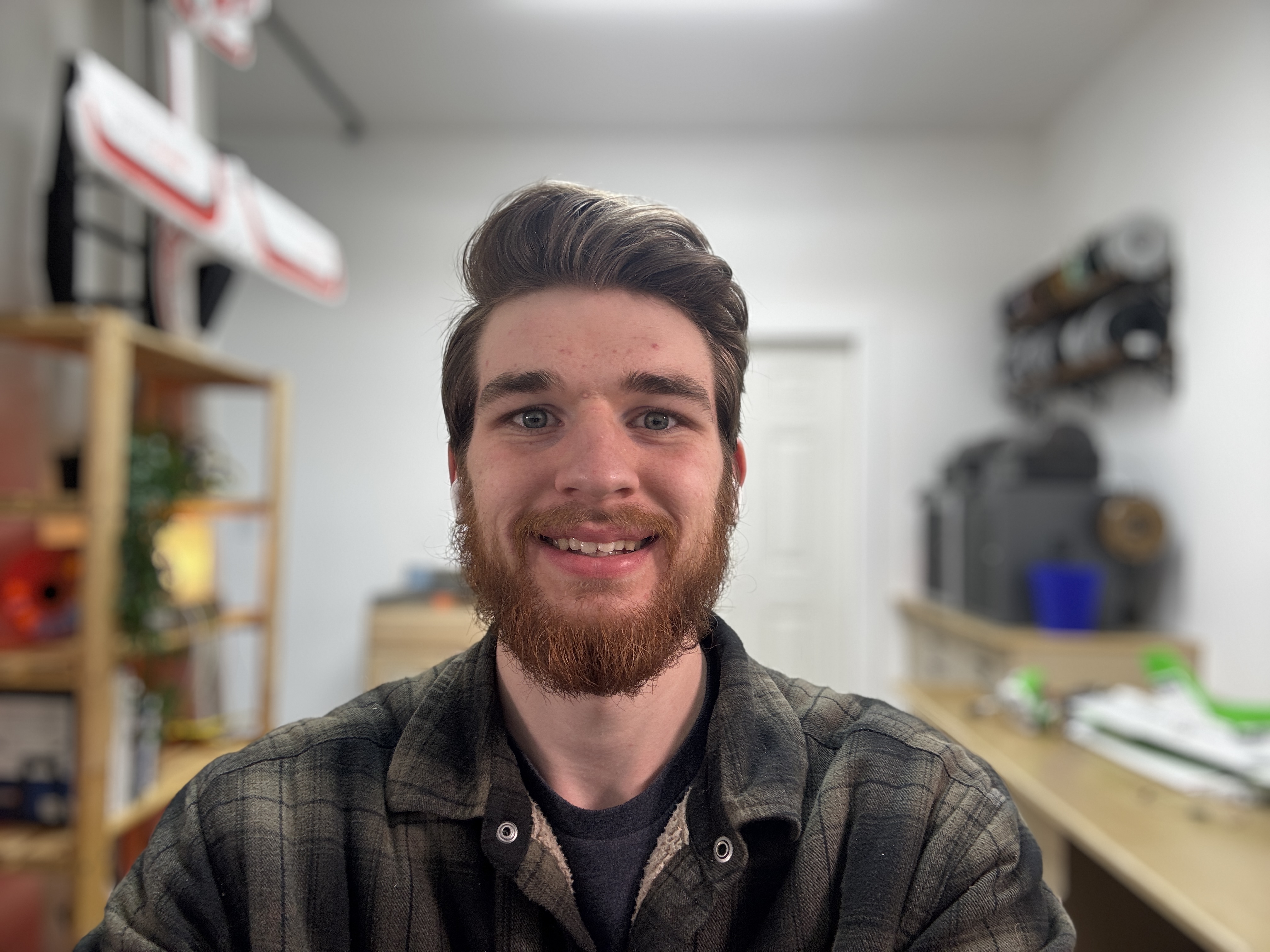 Eric Robb in his RC workshop